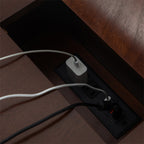 Vira End Table with Storage and Built-in Outlets(Optional Types)