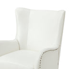 Shepherd Wingback Vegan Leather Armchair(Optional Types)