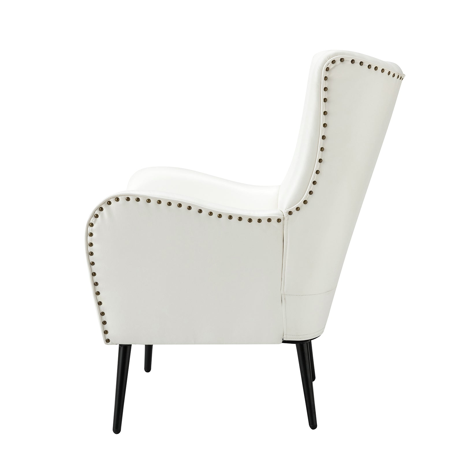 Shepherd Wingback Vegan Leather Armchair(Optional Types)