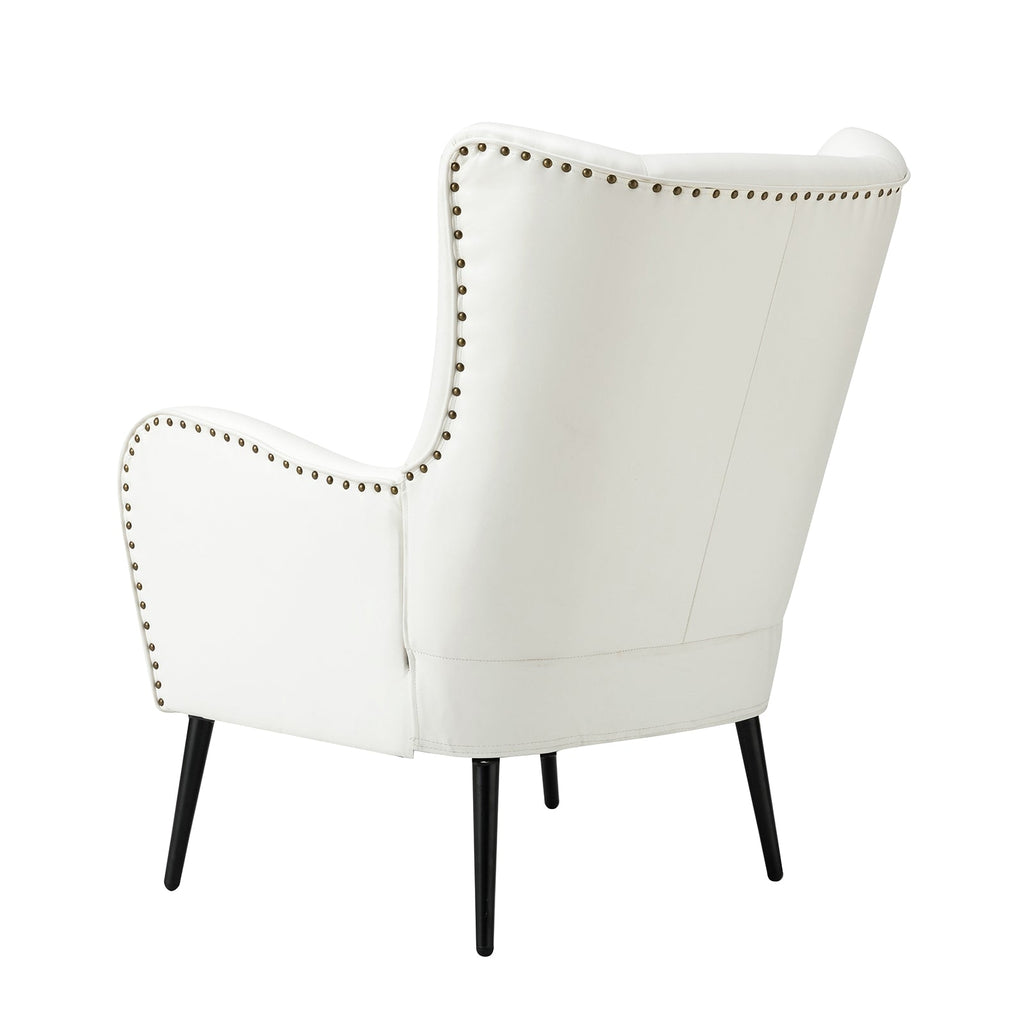 Shepherd Wingback Vegan Leather Armchair(Optional Types)