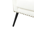 Shepherd Wingback Vegan Leather Armchair(Optional Types)