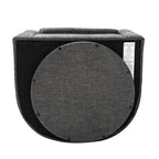 Pablo Modern Swivel Barrel Chair with Upholstered Fabric & Metal Base