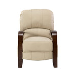 Melisa Genuine Leather Manual Recliner