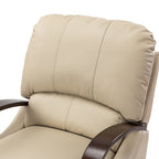 Melisa Genuine Leather Manual Recliner