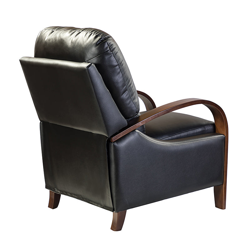 Melisa Genuine Leather Manual Recliner