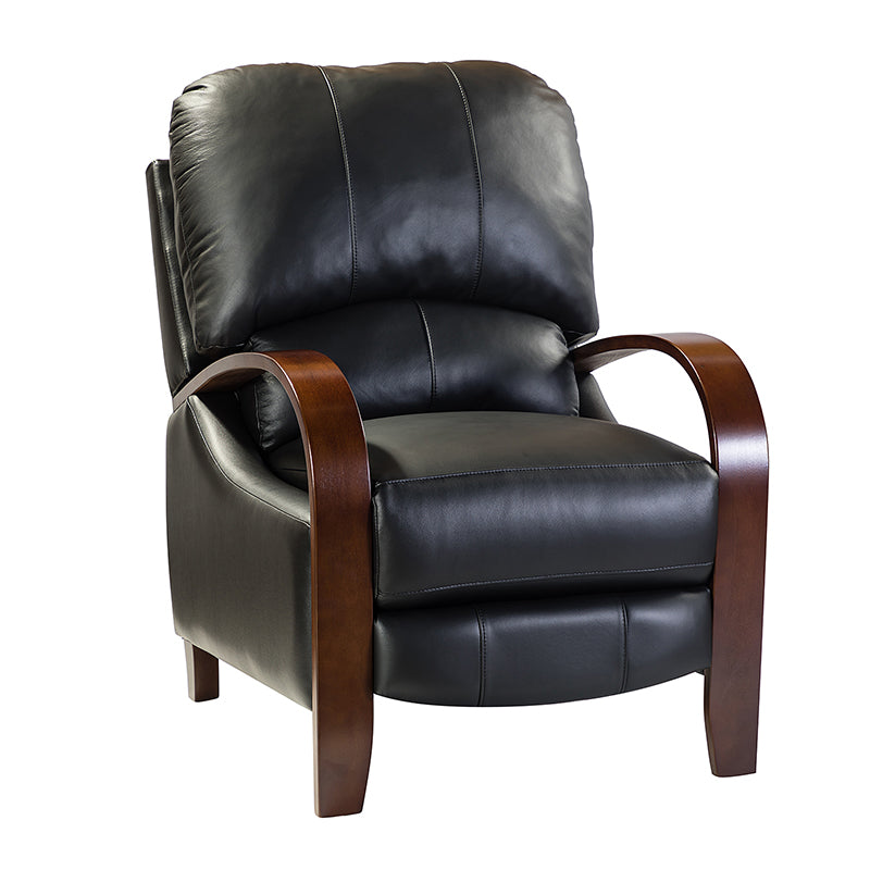 Melisa Genuine Leather Manual Recliner