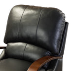 Melisa Genuine Leather Manual Recliner