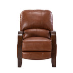 Melisa Genuine Leather Manual Recliner