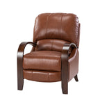 Melisa Genuine Leather Manual Recliner