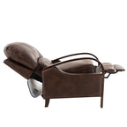 Melisa Genuine Leather Manual Recliner