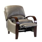 Melisa Genuine Leather Manual Recliner