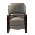 Melisa Genuine Leather Manual Recliner