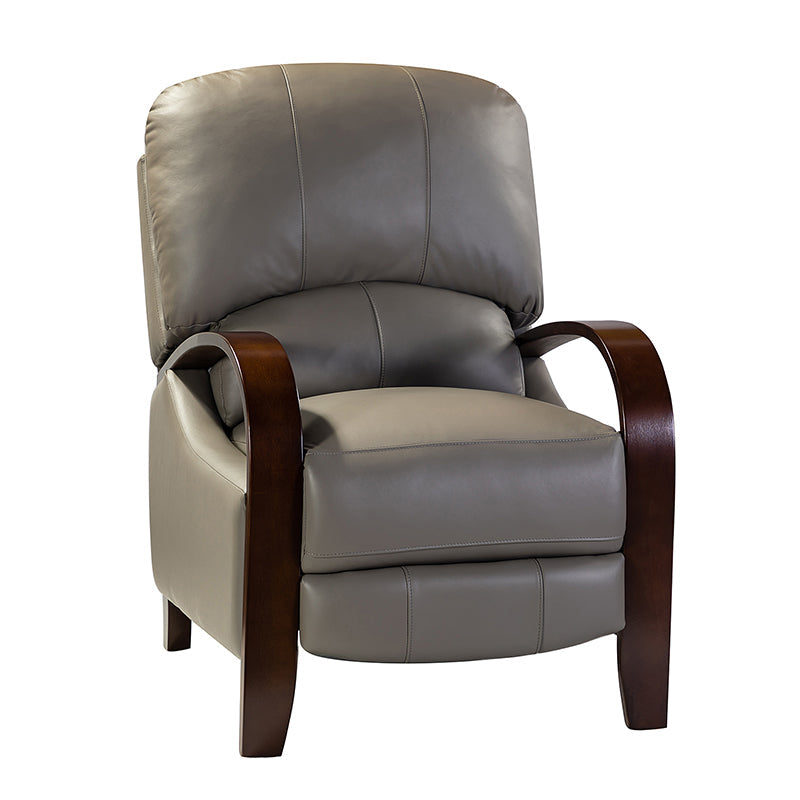 Melisa Genuine Leather Manual Recliner