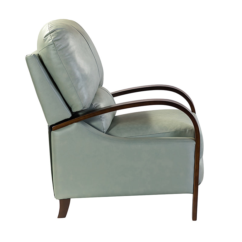 Melisa Genuine Leather Manual Recliner