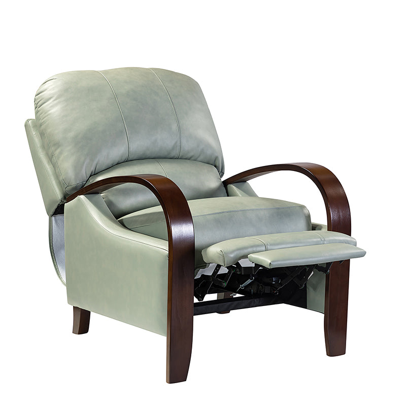 Melisa Genuine Leather Manual Recliner