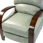 Melisa Genuine Leather Manual Recliner