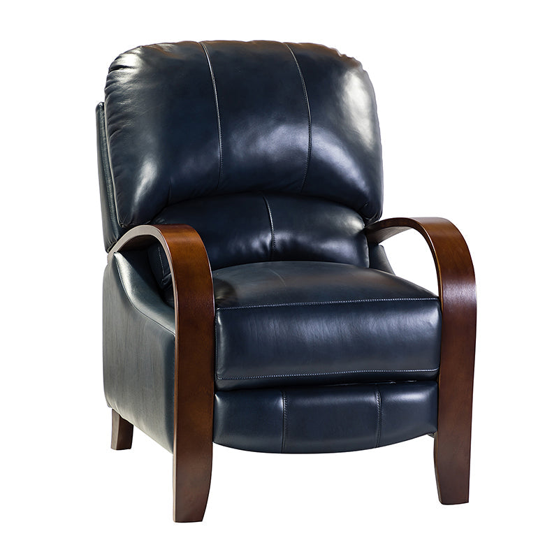 Melisa Genuine Leather Manual Recliner