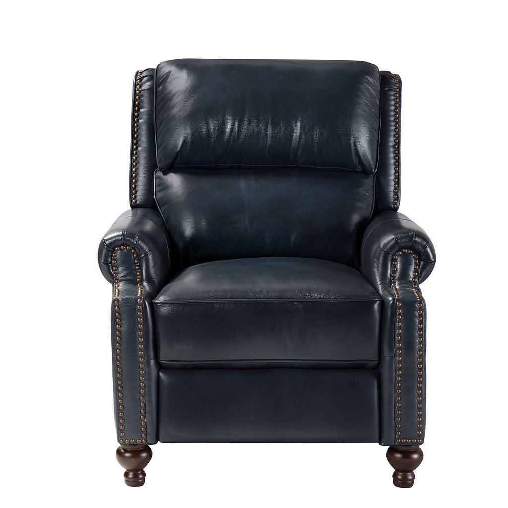 Consuela Mid-century Genuine Leather Recliner