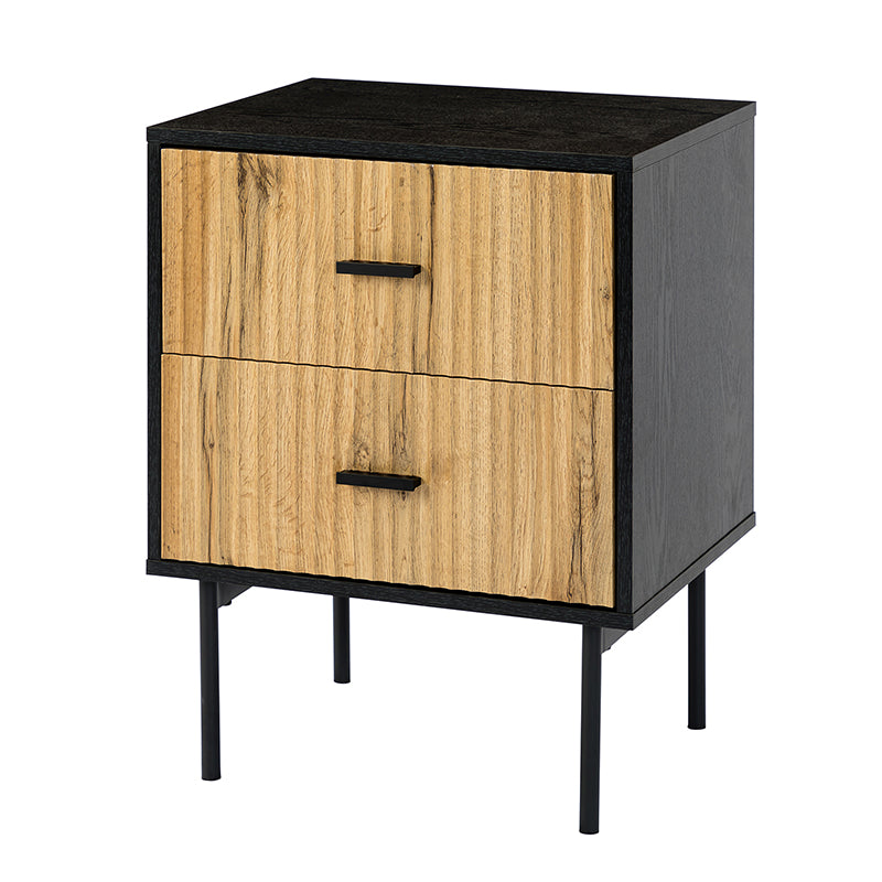 Nahuel Modern Nightstand With Two Drawers(Optional Types)