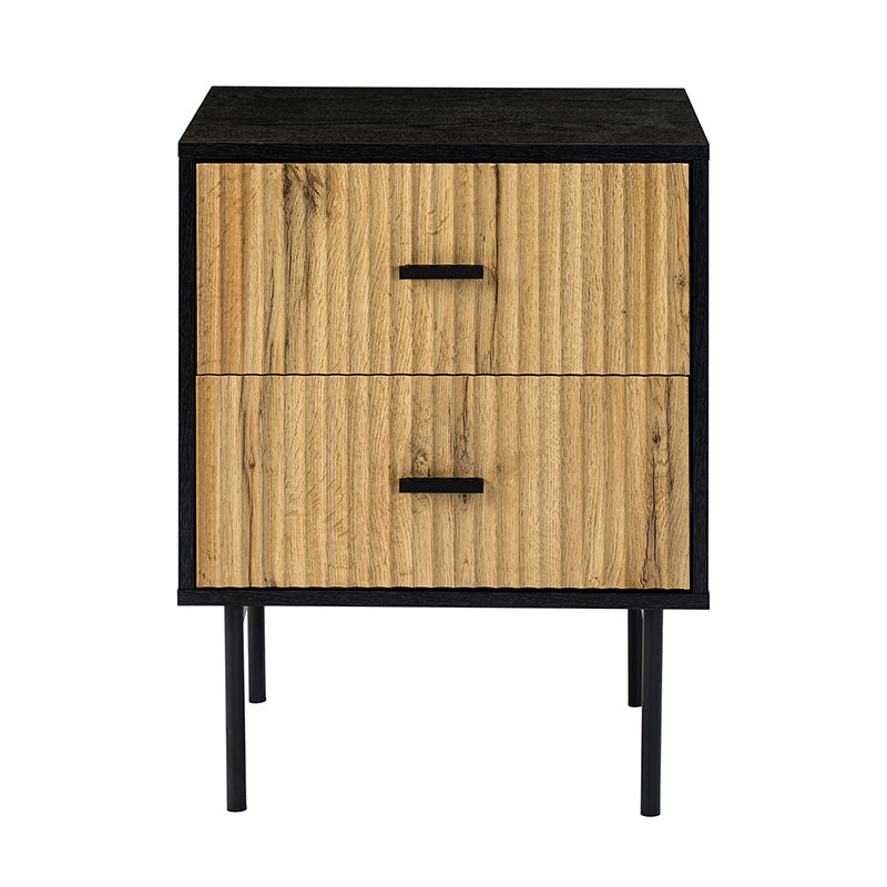 Nahuel Modern Nightstand With Two Drawers(Optional Types)