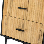 Nahuel Modern Nightstand With Two Drawers(Optional Types)