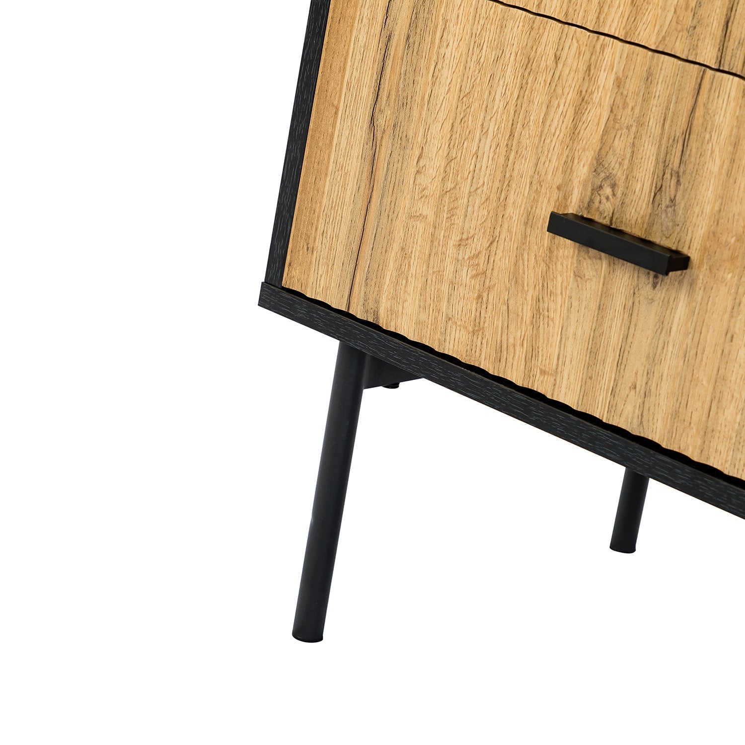 Nahuel Modern Nightstand With Two Drawers(Optional Types)