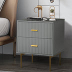 Nahuel Modern Nightstand With Two Drawers(Optional Types)