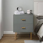 Nahuel Modern Nightstand With Two Drawers(Optional Types)