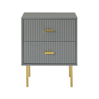 Nahuel Modern Nightstand With Two Drawers(Optional Types)
