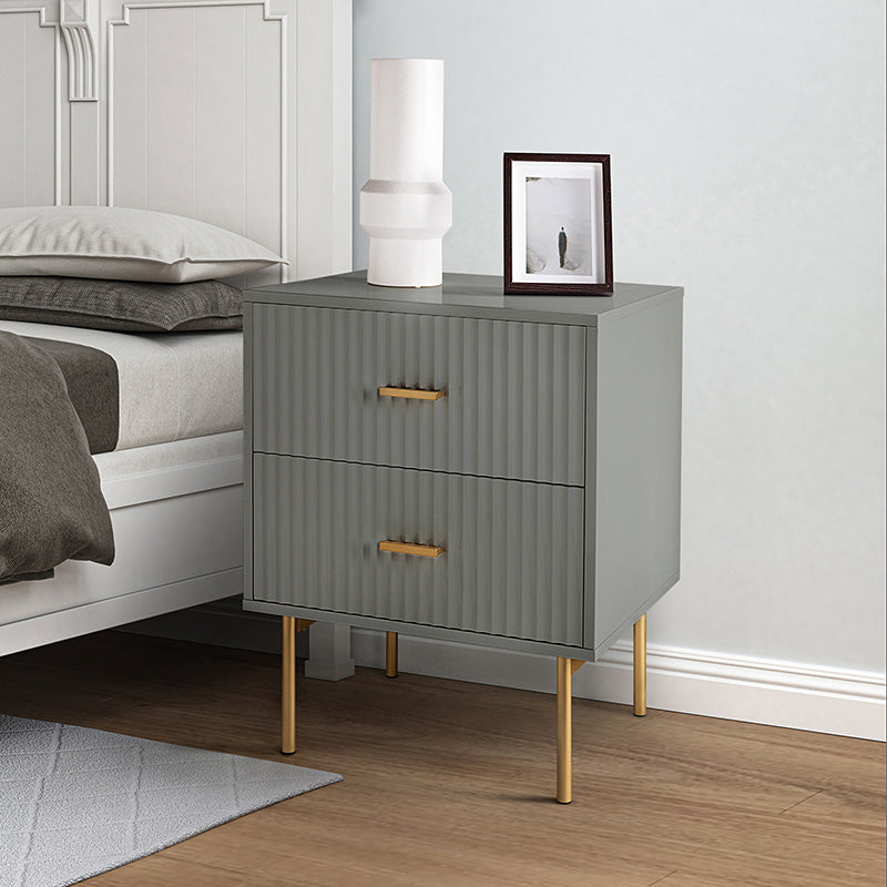 Nahuel Modern Nightstand With Two Drawers(Optional Types)