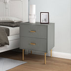 Nahuel Modern Nightstand With Two Drawers(Optional Types)
