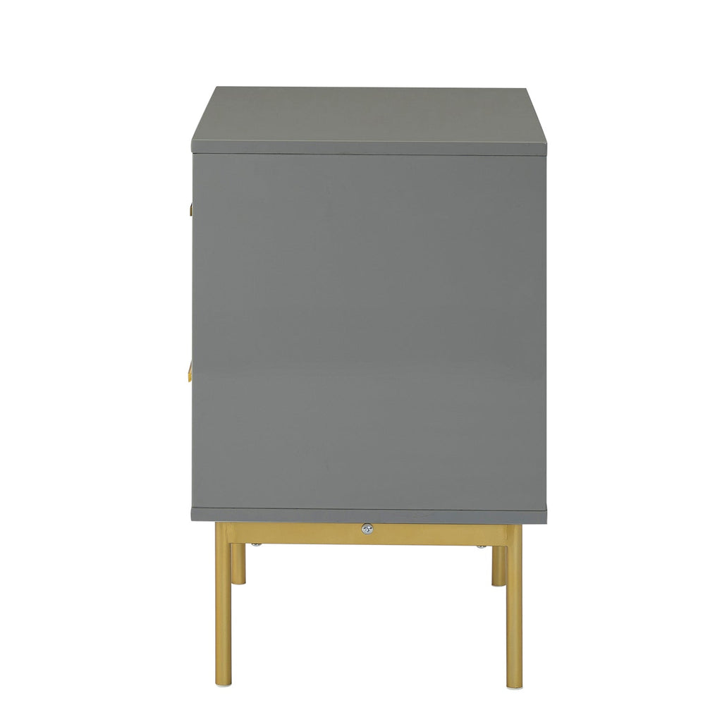 Nahuel Modern Nightstand With Two Drawers(Optional Types)