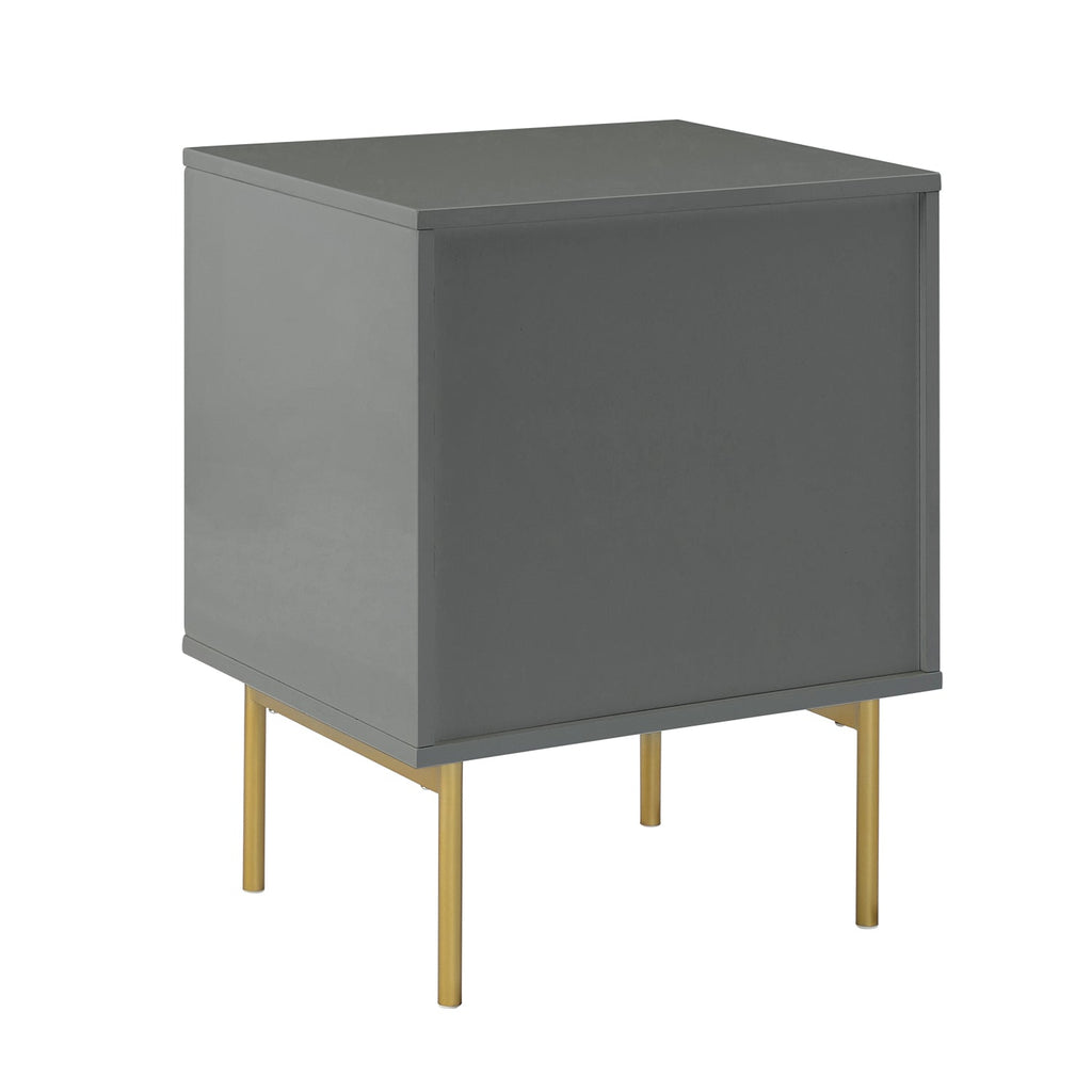 Nahuel Modern Nightstand With Two Drawers(Optional Types)
