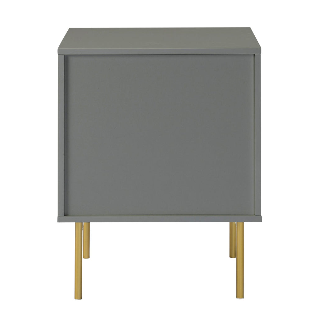 Nahuel Modern Nightstand With Two Drawers(Optional Types)