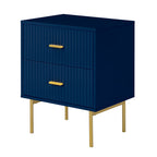 Nahuel Modern Nightstand With Two Drawers(Optional Types)