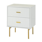 Nahuel Modern Nightstand With Two Drawers(Optional Types)