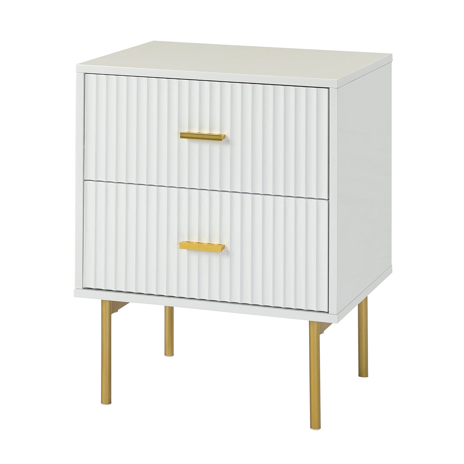 Nahuel Modern Nightstand With Two Drawers(Optional Types)