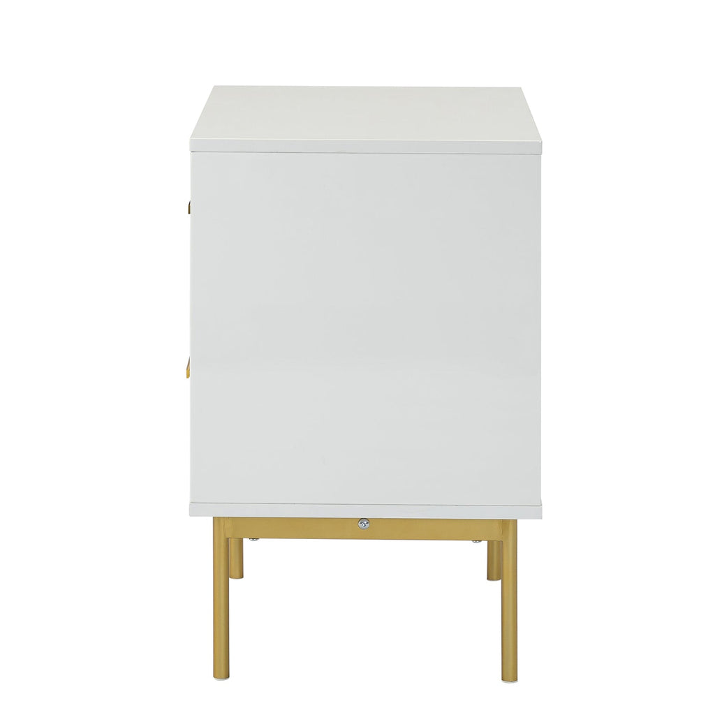 Nahuel Modern Nightstand With Two Drawers(Optional Types)