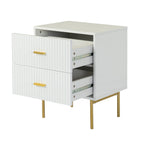 Nahuel Modern Nightstand With Two Drawers(Optional Types)