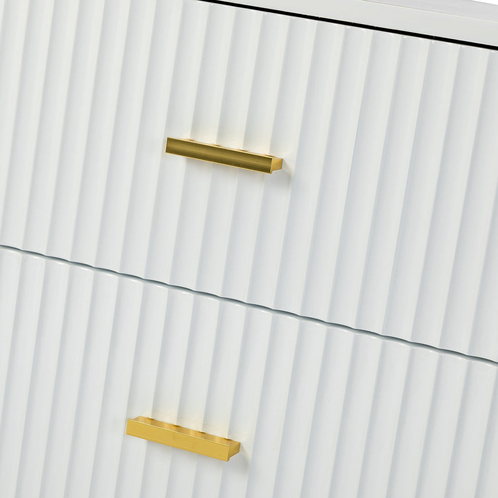 Nahuel Modern Nightstand With Two Drawers(Optional Types)