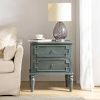 Joah 28Tall Farmhouse 2-Drawer Nightstand with Built-in Charging(Optional Types)