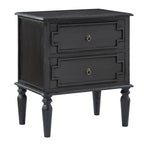 Joah 28Tall Farmhouse 2-Drawer Nightstand with Built-in Charging(Optional Types)