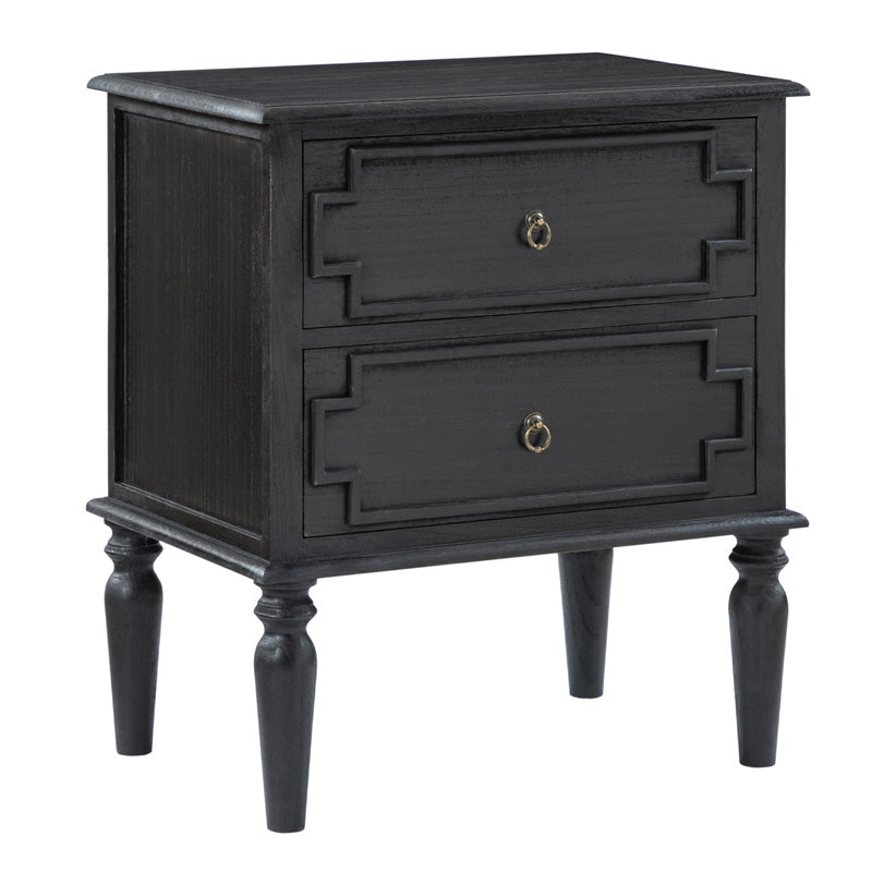 Joah 28Tall Farmhouse 2-Drawer Nightstand with Built-in Charging(Optional Types)