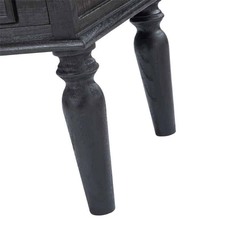 Joah 28Tall Farmhouse 2-Drawer Nightstand with Built-in Charging(Optional Types)