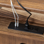 Joah 28Tall Farmhouse 2-Drawer Nightstand with Built-in Charging(Optional Types)