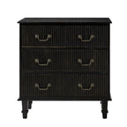 Galatea 3-Drawer Rustic Nightstand with Charging Station(Optional Types)