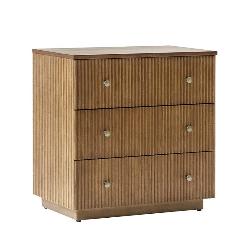 Camille Solid Wood Nightstand with Drawers