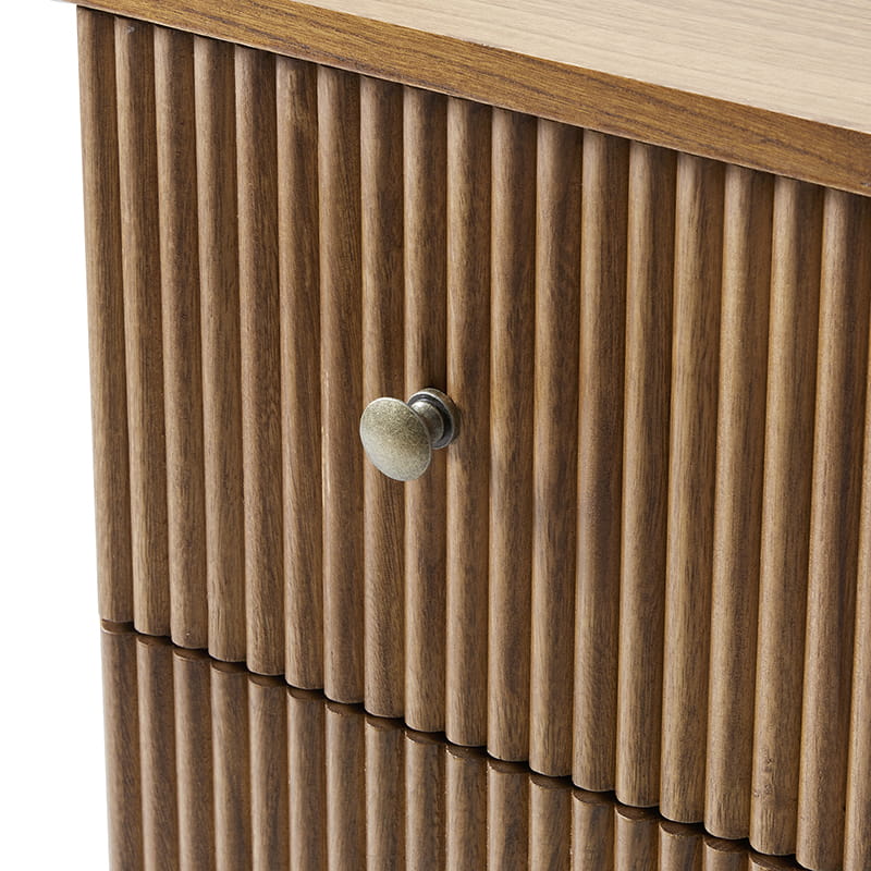 Camille Solid Wood Nightstand with Drawers