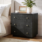 Camille Solid Wood Nightstand with Drawers