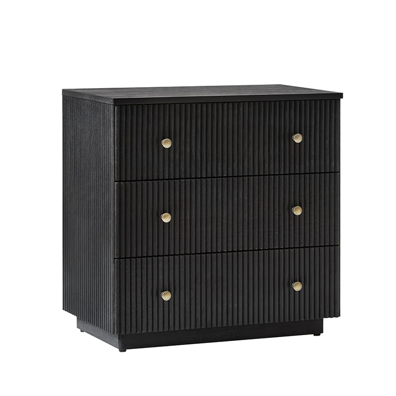 Camille Solid Wood Nightstand with Drawers